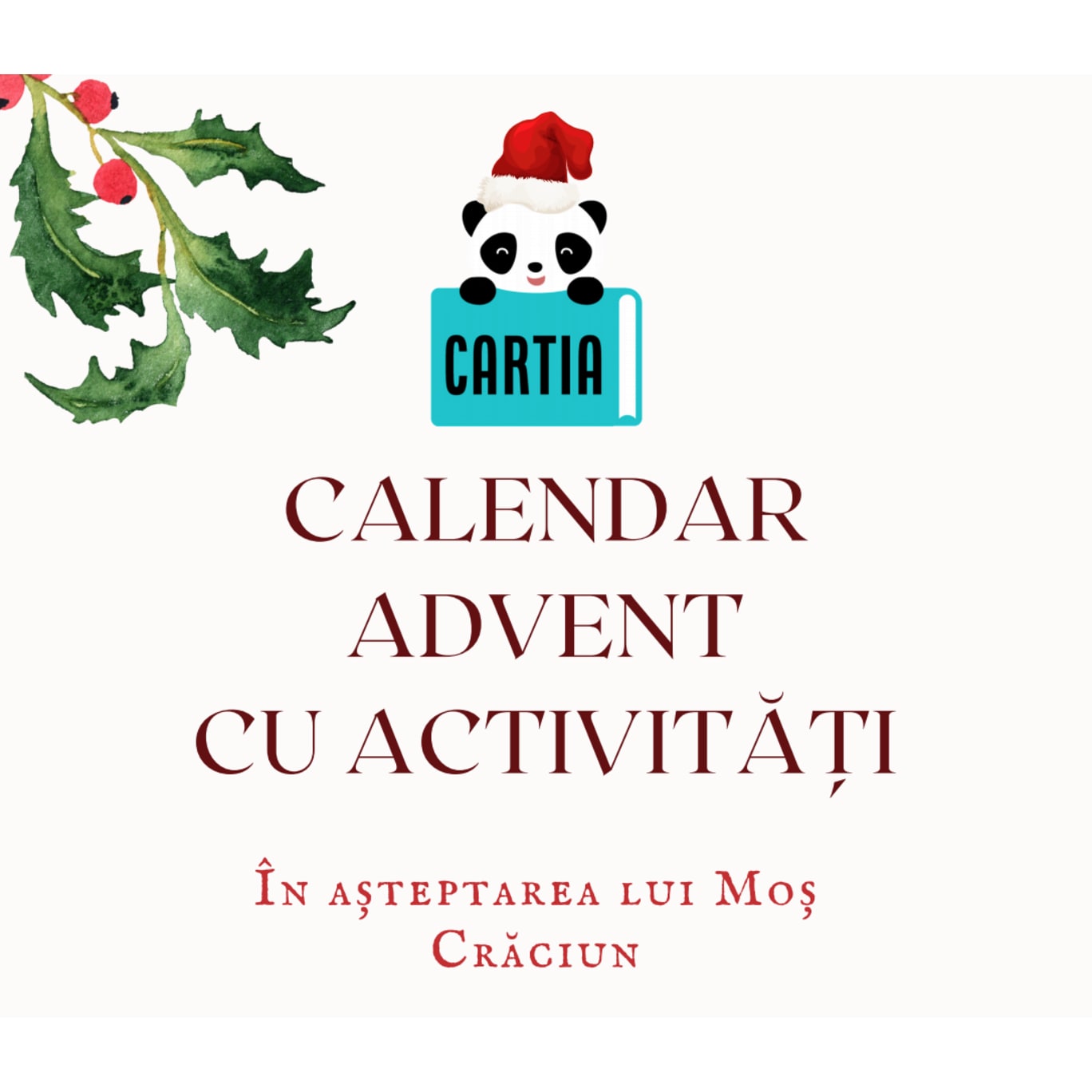 Brotherhood difference character Calendar Advent cu Activitati, In asteptarea lui Mos Craciun, format  digital, Cartia